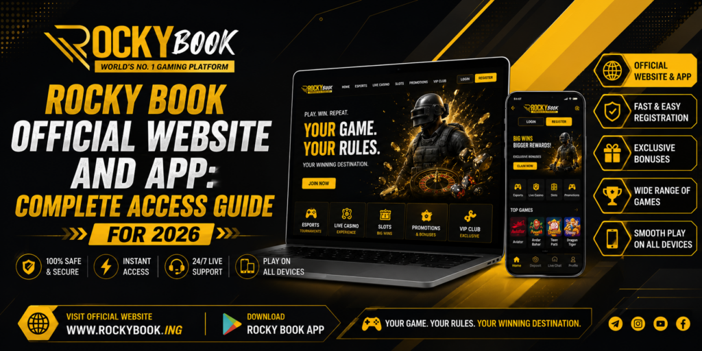 Rocky Book Official Website and App Guide for 2026