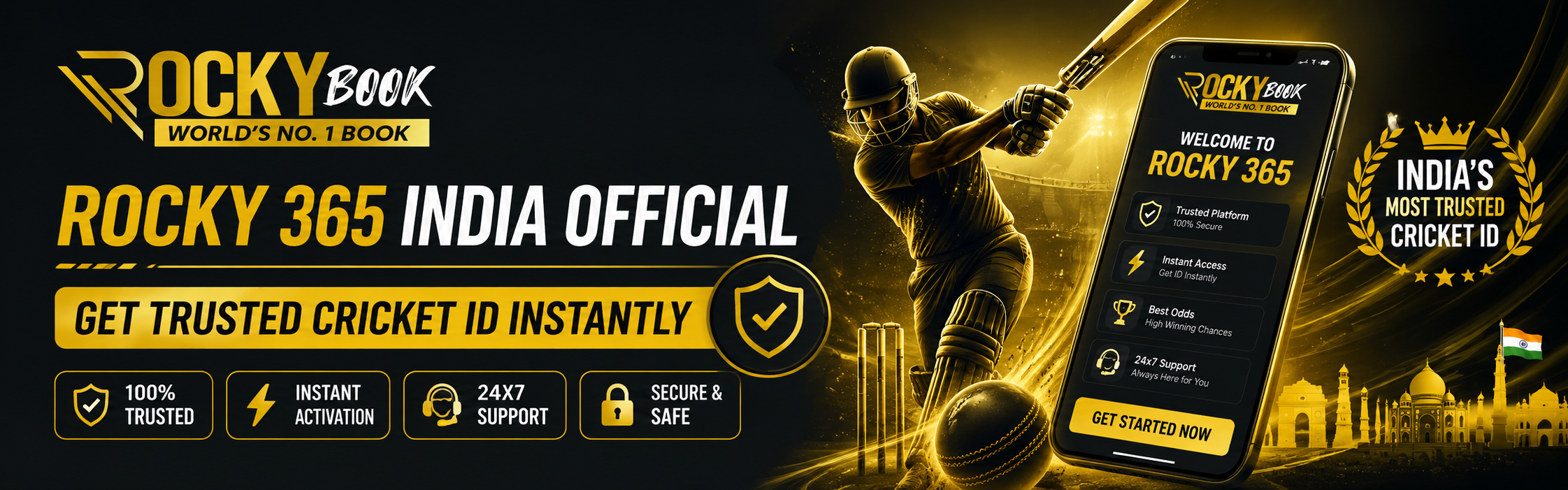 Rocky 365 India Official – Get Trusted Cricket ID Instantly