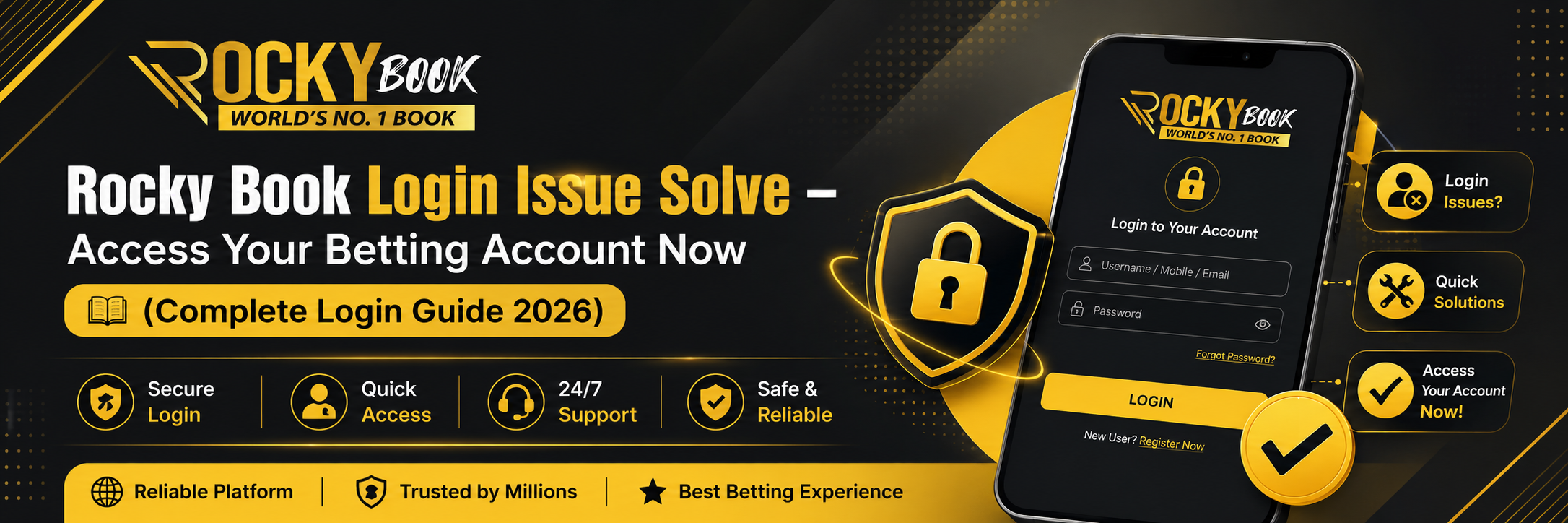 Rocky Book Login Issue Solve | Complete Login Guide 2026