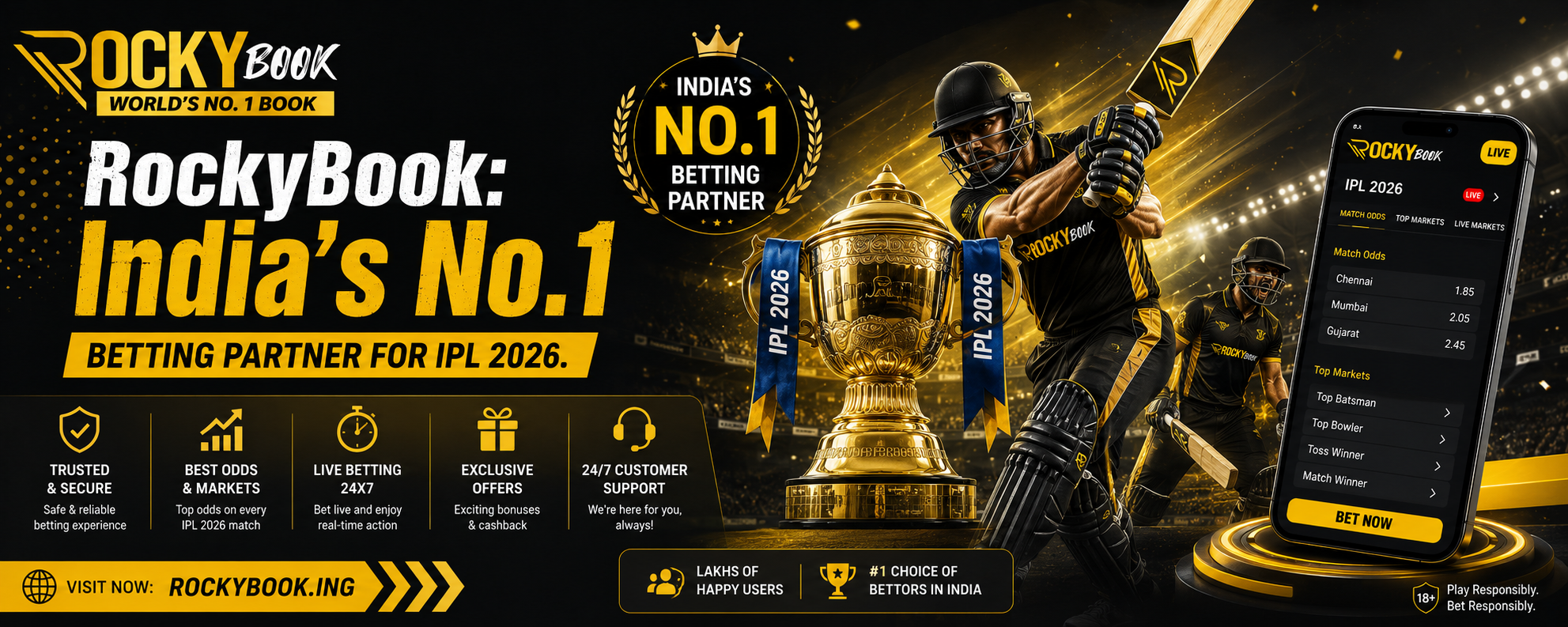India's No.1 Betting Partner